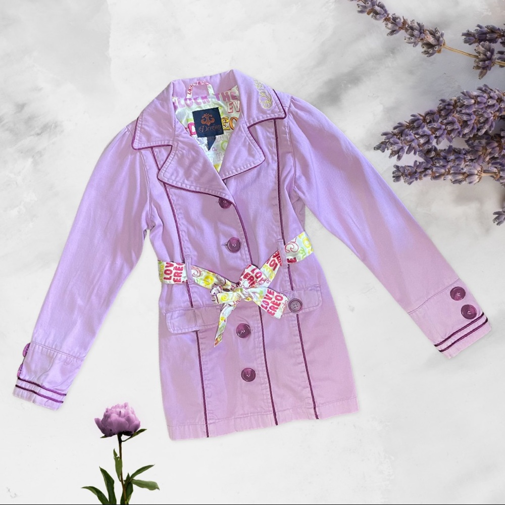 Dereon, purple  jacket, size M 8-10